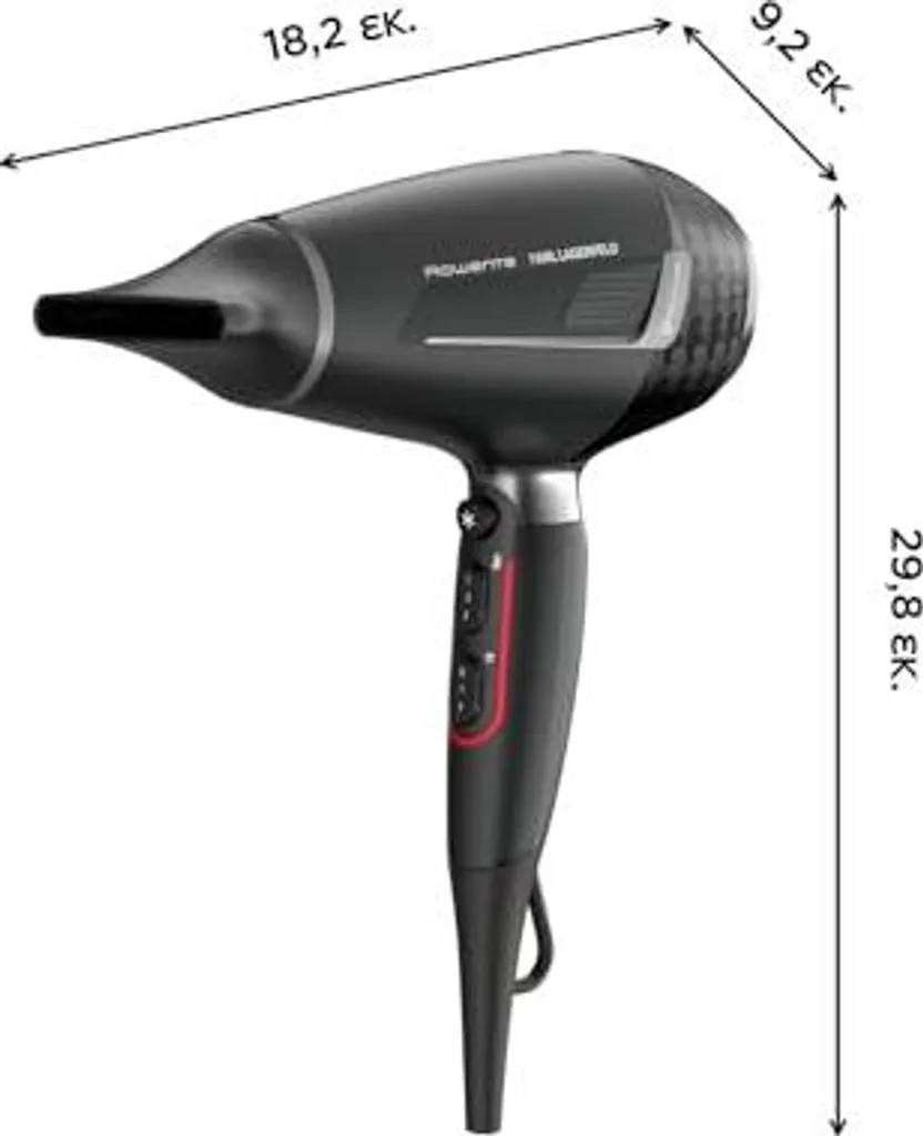 Sèche-cheveux Rowenta K/Pro Stylist pour brushing et volume durable - 19