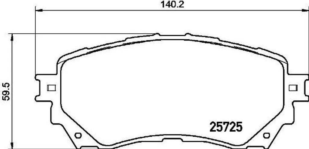 Plaquettes Brembo P 49 048 Anti-Bruit OE G4YA3328Z pour Mazda 6 (G)