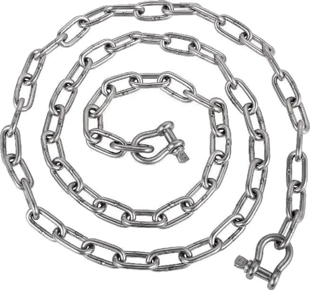 Catena Nautica Inox DIN 766 - Carico Rottura Elevato per Ancoraggio
