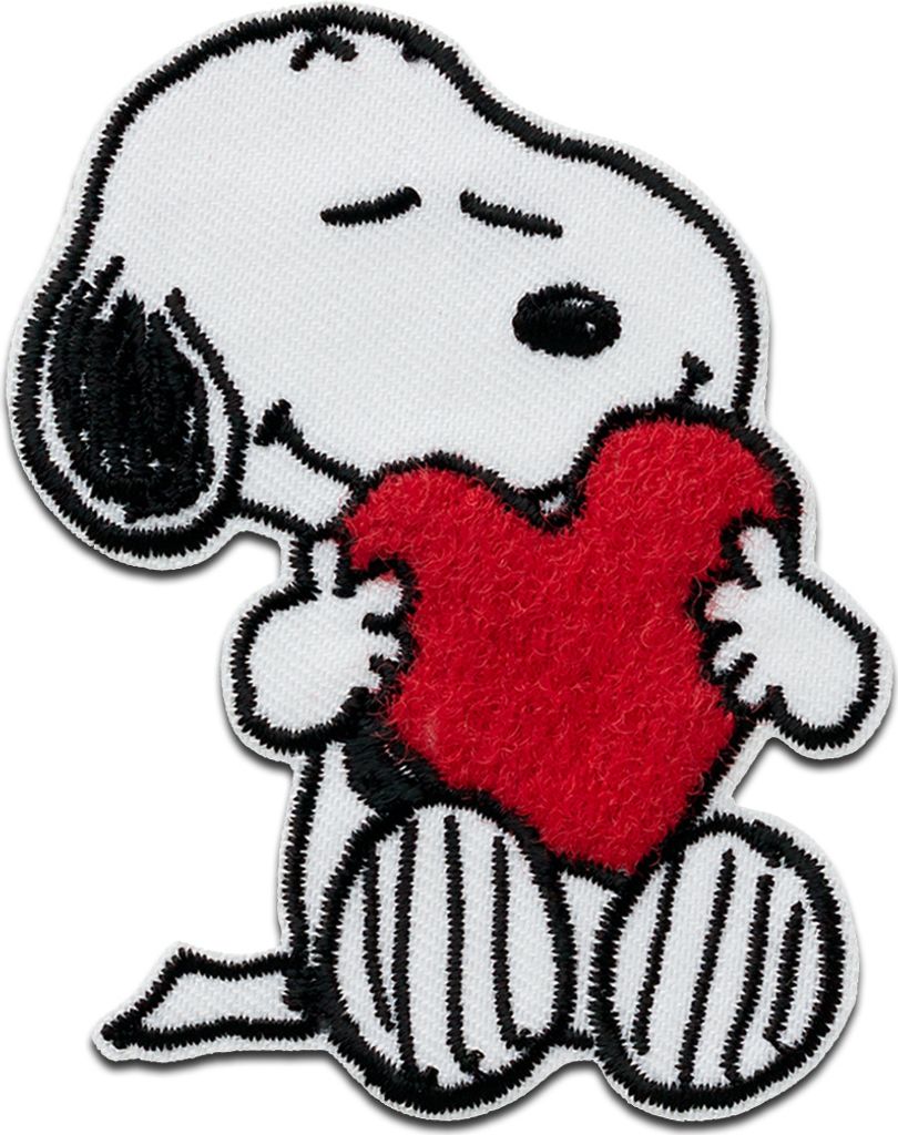 Mono Quick Peanuts © Snoopy heart - patch, patch da Immagine del prodotto 