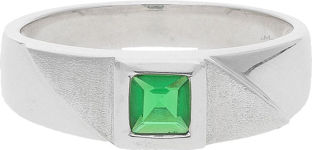 Ring Silber 925 Zirkonia smaragdgrün JL30-07-2899 JuwelmaLux Größe 58