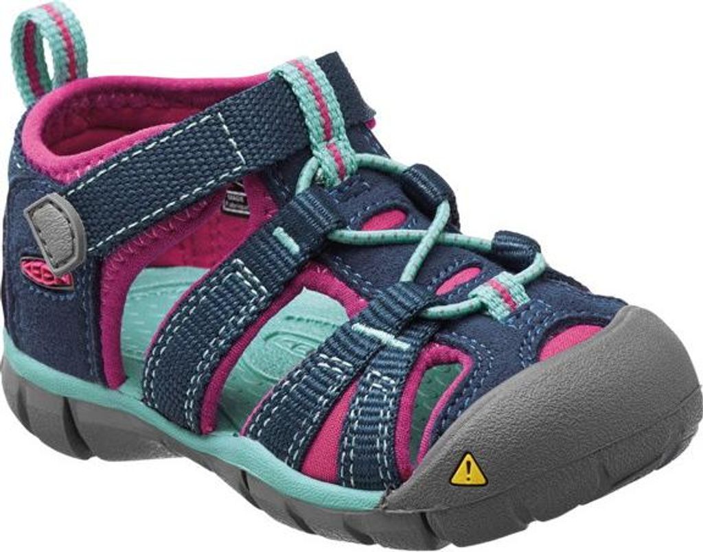 KEEN Seacamp II CNX, Sandalen, Baby (0 - 2 Jahre), Blau, Pink, Klettverschluss, Sommer, Machine wash