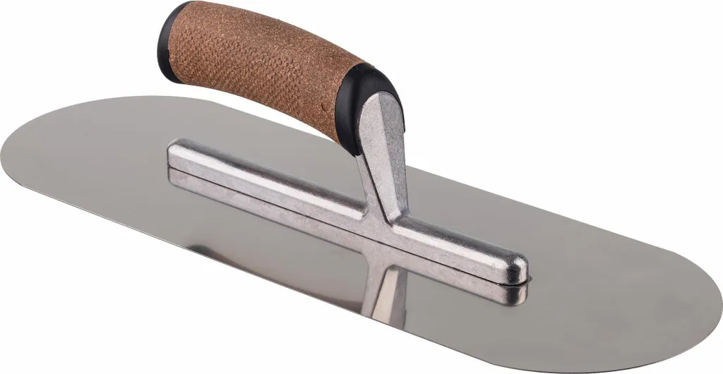 Cazzuola Awtools 480mm Semicircolare - Acciaio e Sughero per Professionisti