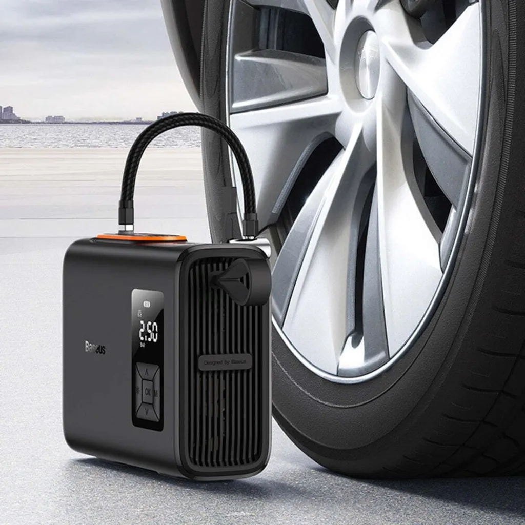 Compresseur 6000mAh Baseus Mega Energypump avec Éclairage de Secours - 25