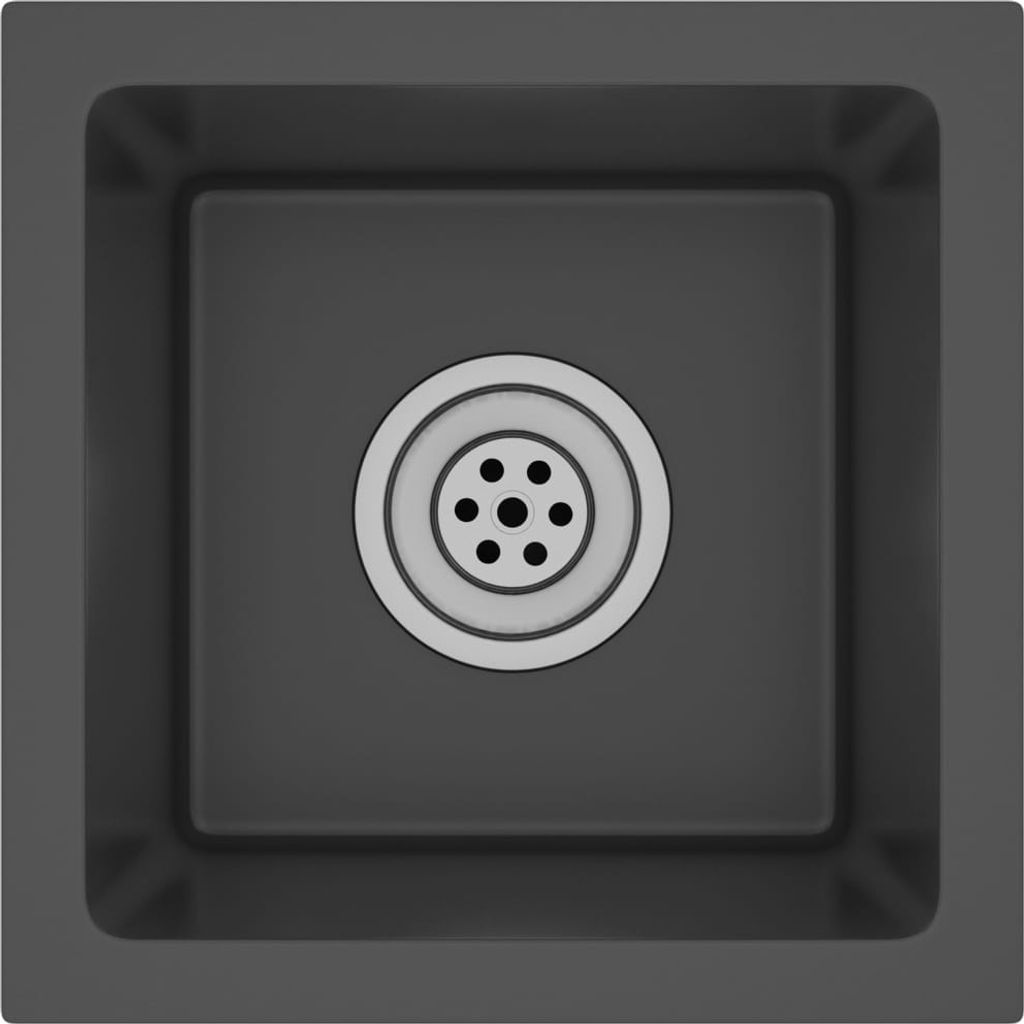 "2026 Moderne" Handgemachte Einbauspüle Schwarz Edelstahl - Spülen CC801773