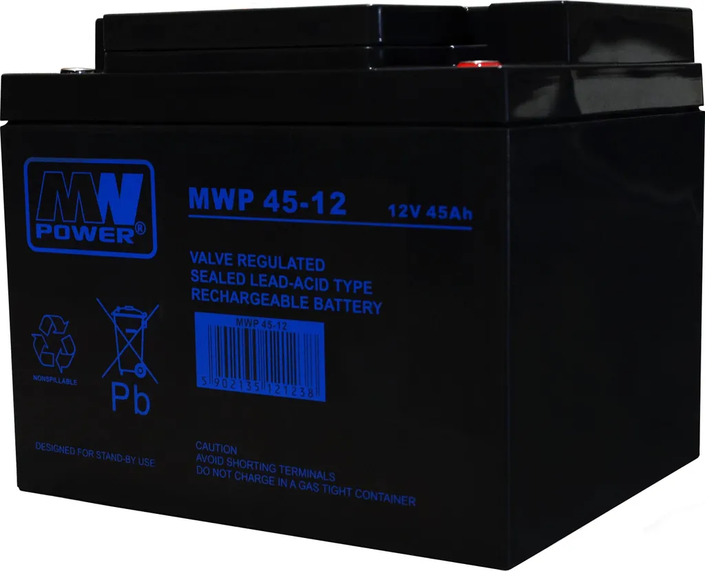 Batterie MWP 45-12 12V 45Ah : Finies les Pannes avec le Modèle M6 AGM