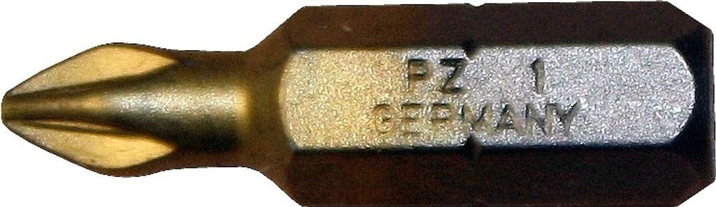 Schraubklinge / Bit 'Witte' PZ-2 Titan-Nitrid / Box a 10 Stück