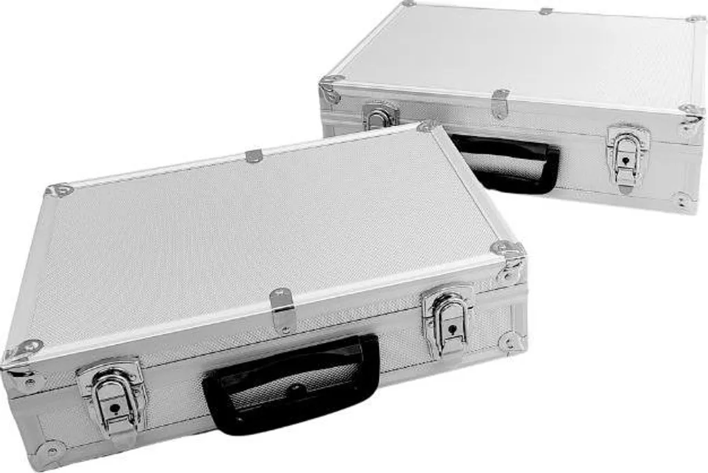 Set de 2 Valises en Aluminium - Format Cabine et Taille Moyenne Rigide - 5