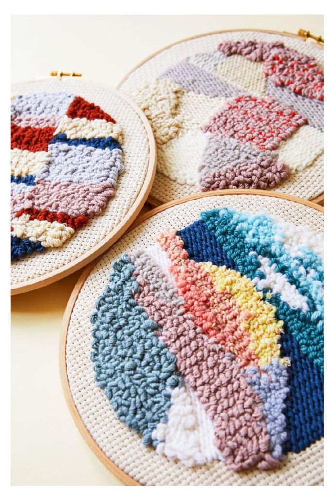 DMC Handarbeitsstoff AIDA 6ct. für Punchneedle. 50,8x61cm Produktbild 