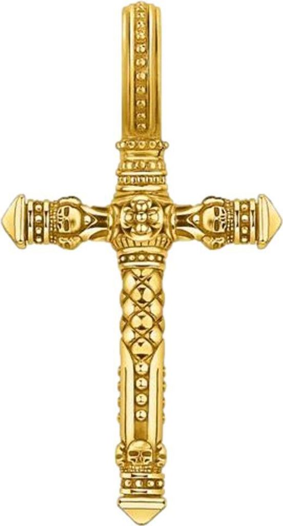 THOMAS SABO Anhänger "Kreuz" Silber vergoldet PE503-413-39