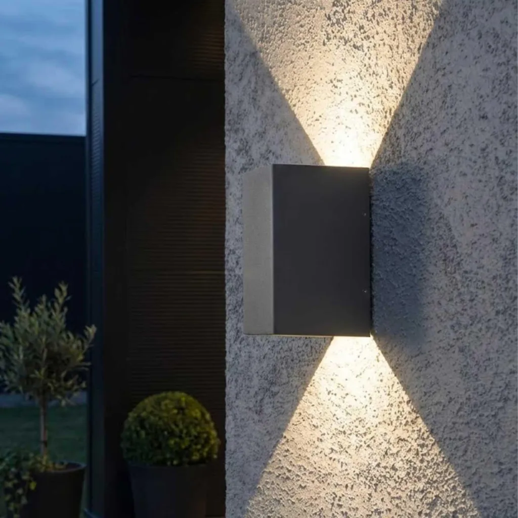 Applique Extérieure Anti-Éblouissement Anthracite à Faisceau Modulable - 24