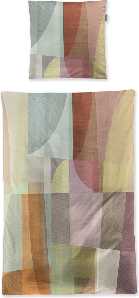 Irisette Mako-Satin Bettwäsche-Garnitur Wave 8592 Farbe Produktbild 