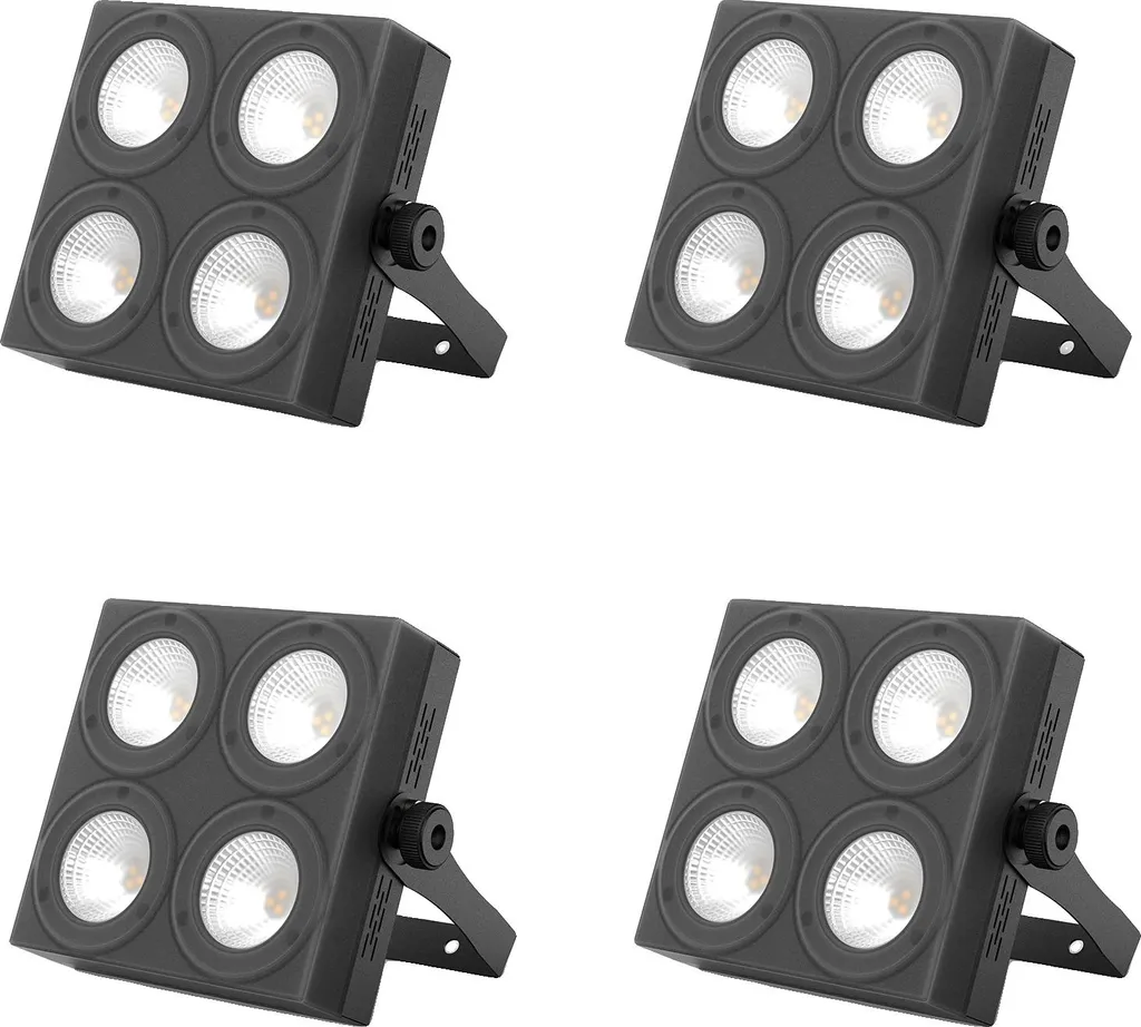 Spot de Scène LED Par RGBW avec Plusieurs Modes de Contrôle et Prise EU