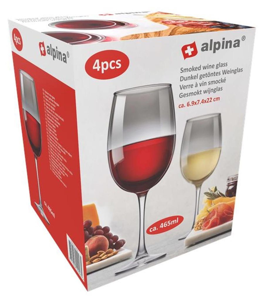 set di bicchieri da vino alpina 4 pezzi - bicchieri da vino Immagine del prodotto 