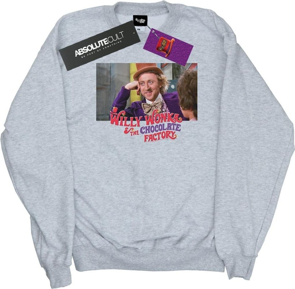 Willy Wonka & The Chocolate Factory - Sweatshirt für Herren BI50478 (XXL) (Grau)