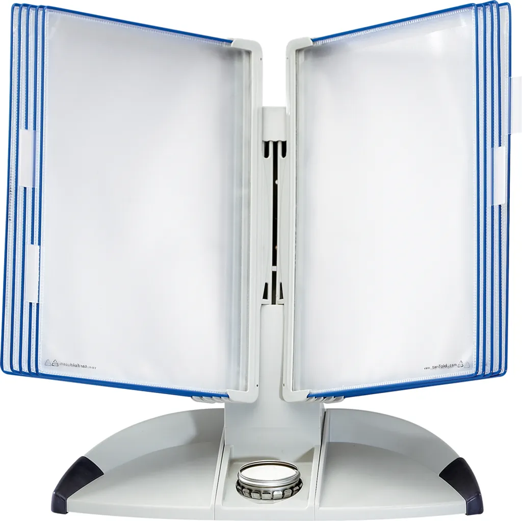 Tarifold T-Display Support de table Design gris et bleu pour document - 2