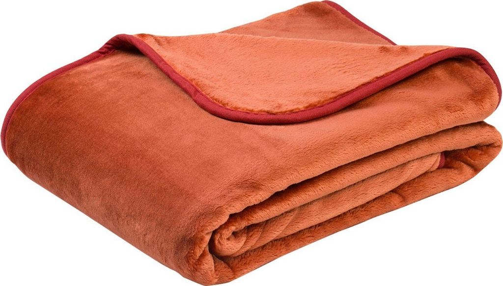 Gözze Kuscheldecke Cashmere-Feeling Premium 220 x 240 cm zimt (77)