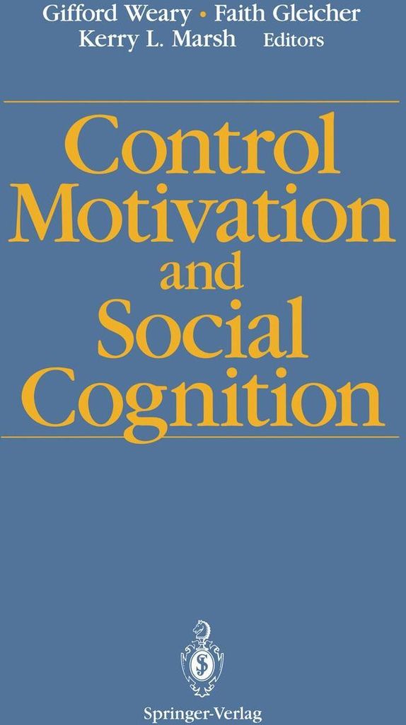 Control Motivation and Social Cognition