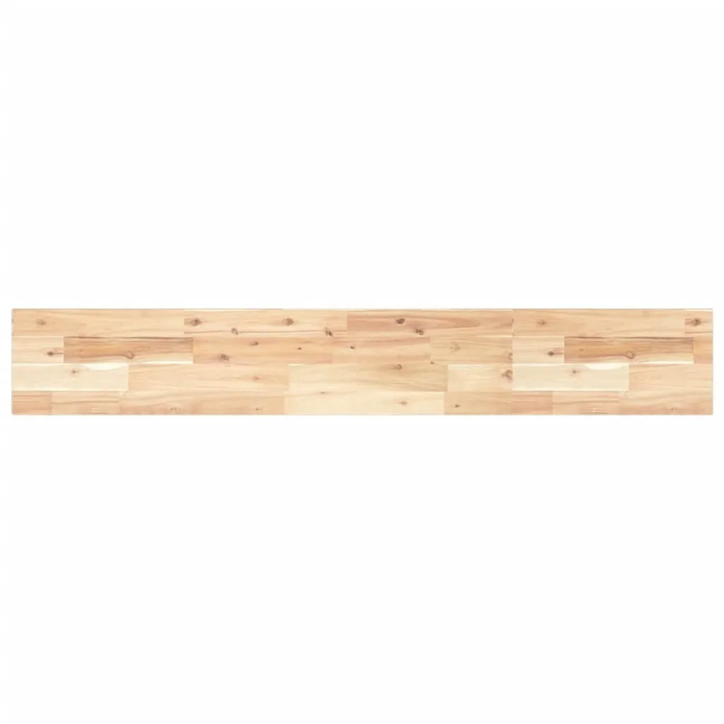 Scaffale galleggiante 160x20x2 cm in legno massiccio di acacia non trattato