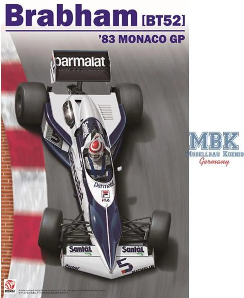 Réussissez votre maquette F1 Brabham BT52 Monaco 1983 1:20 BEEMAX