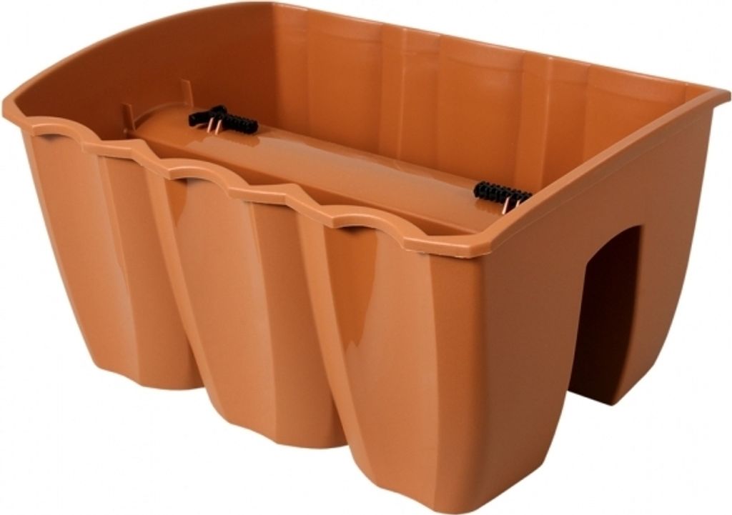 Prosperplast Blumenkasten CROWN Terra 39,3 cm Produktbild 