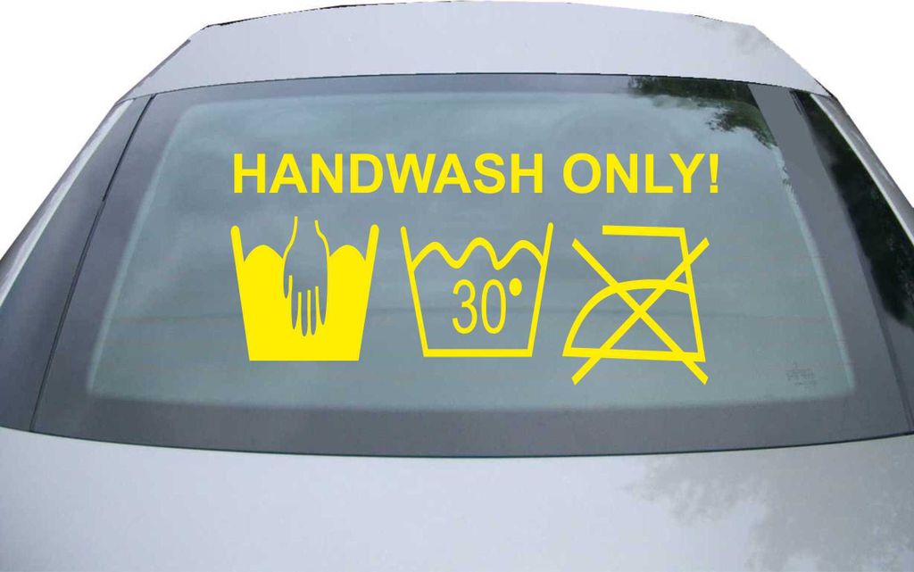 Indigos UG - Aufkleber Heckscheibe & Motorklappe DE6021 - gelb - 600x285 mm - handwash only! - Auto Scheiben Fenster Heckklappe Tuning Racing JDM -...
