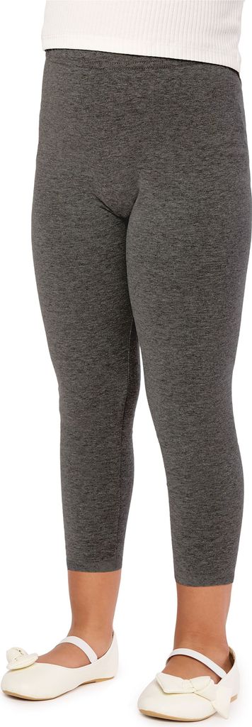 Merry Style Mädchen 3/4 Leggings aus Viskose MS10-131 (Dunkelmelange, 128)