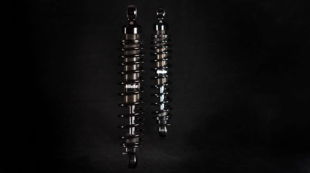 BITUBO Stoßdämpfer Paar 266mm Achsabstand für YAMAHA XV750