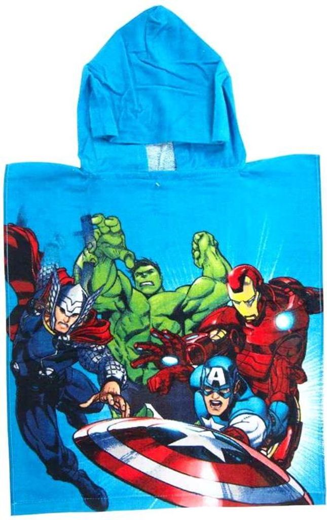 Kinder Poncho Avengers Super Heroes