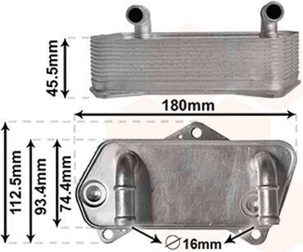 VAN WEZEL Ölkühler Automatikgetriebe 58013701 für VW Golf VII Schrägheck (5G1, BQ1, BE1, BE2)