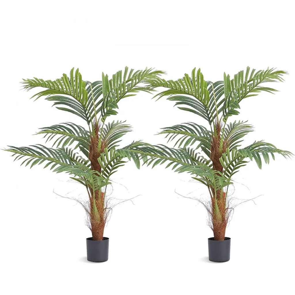 Pianta Artificiale Betel Design 122cm - Set Duo Premium per Interni