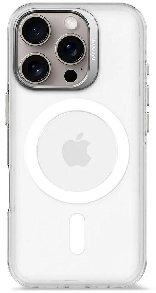 Decoded Recycled Plastic Backc. iPhone 16 Pro Transparent Produktbild 