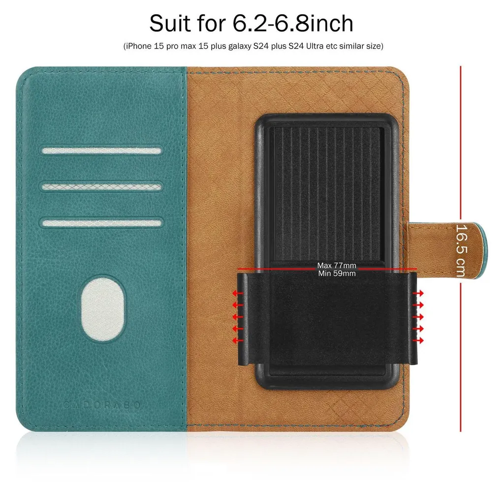 Custodia Flip HTC Desire 12 PLUS Turchese - Cadorabo Wallet Case 360° - 2