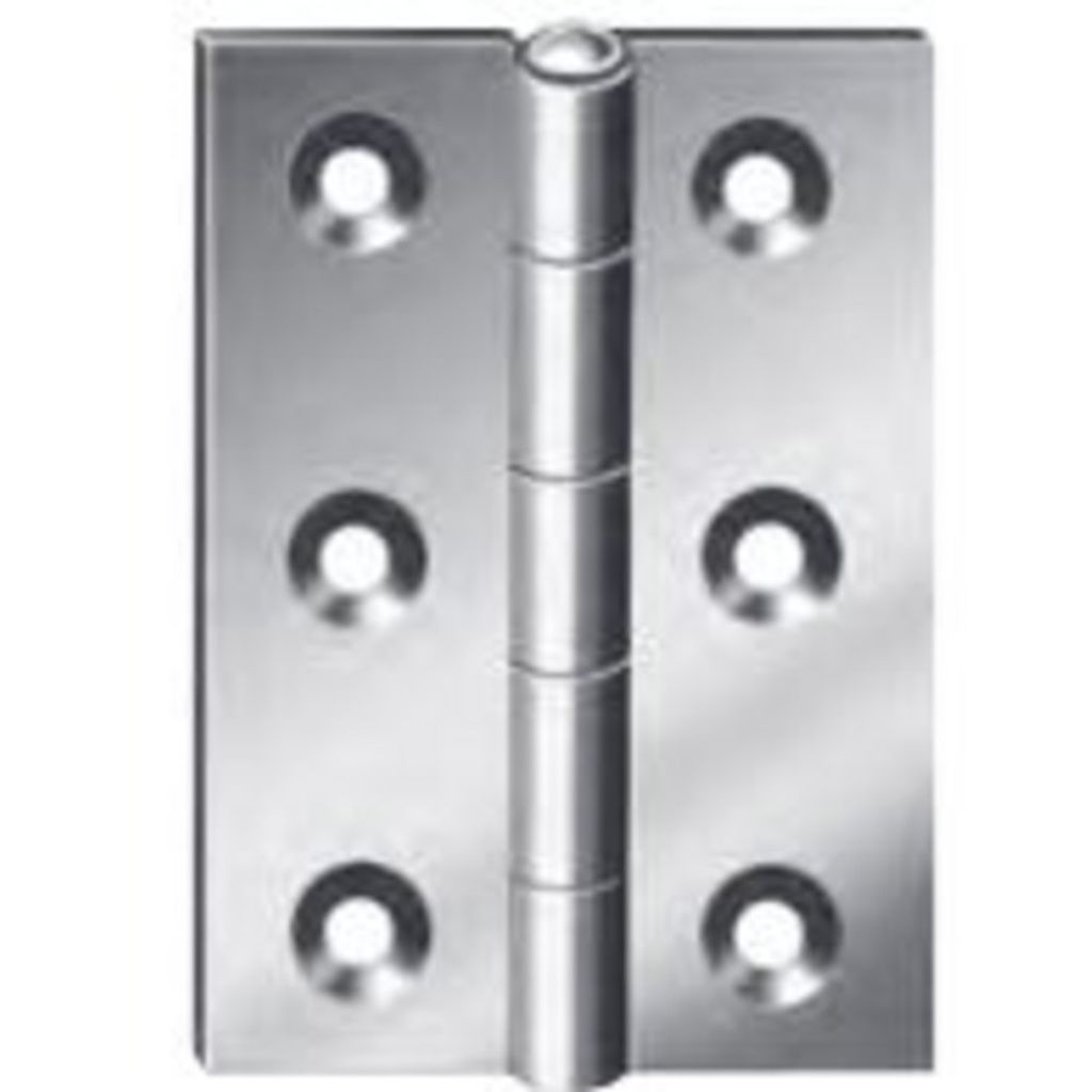Vormann Scharnier Gewerbe-H.40mm Breite geöffnet 32mm halbbreit gerollt VA - 10502040