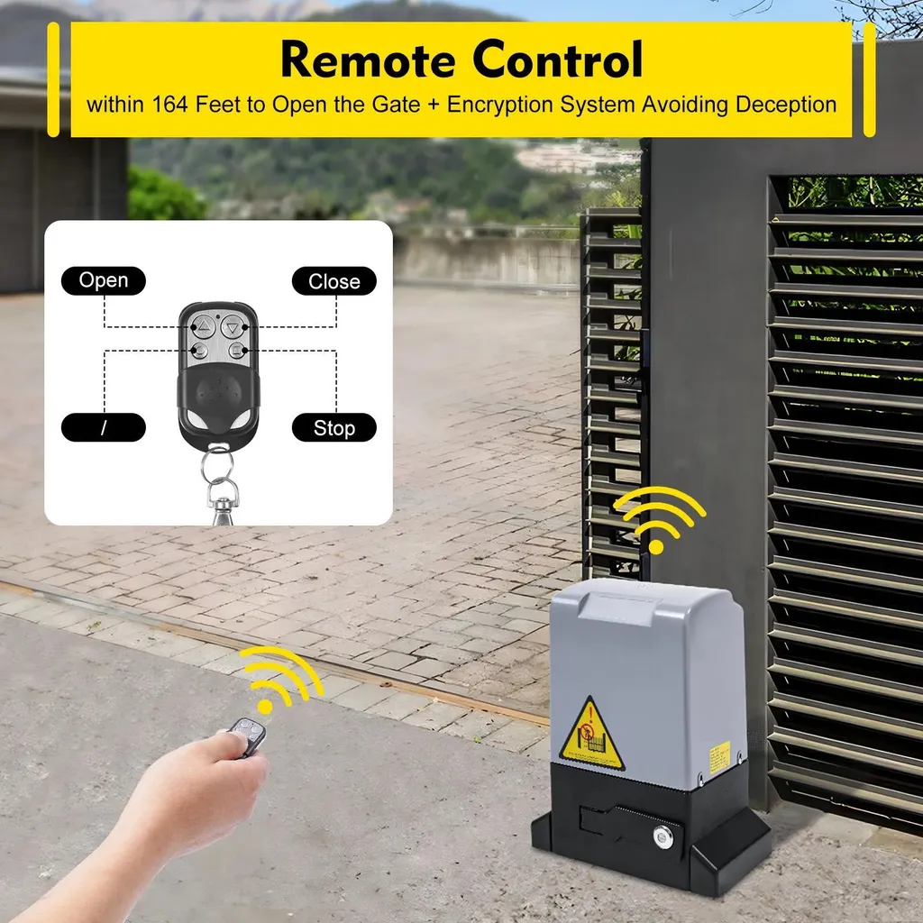 Motorisation pour portail coulissant 550W - Solution kit automatique - 4