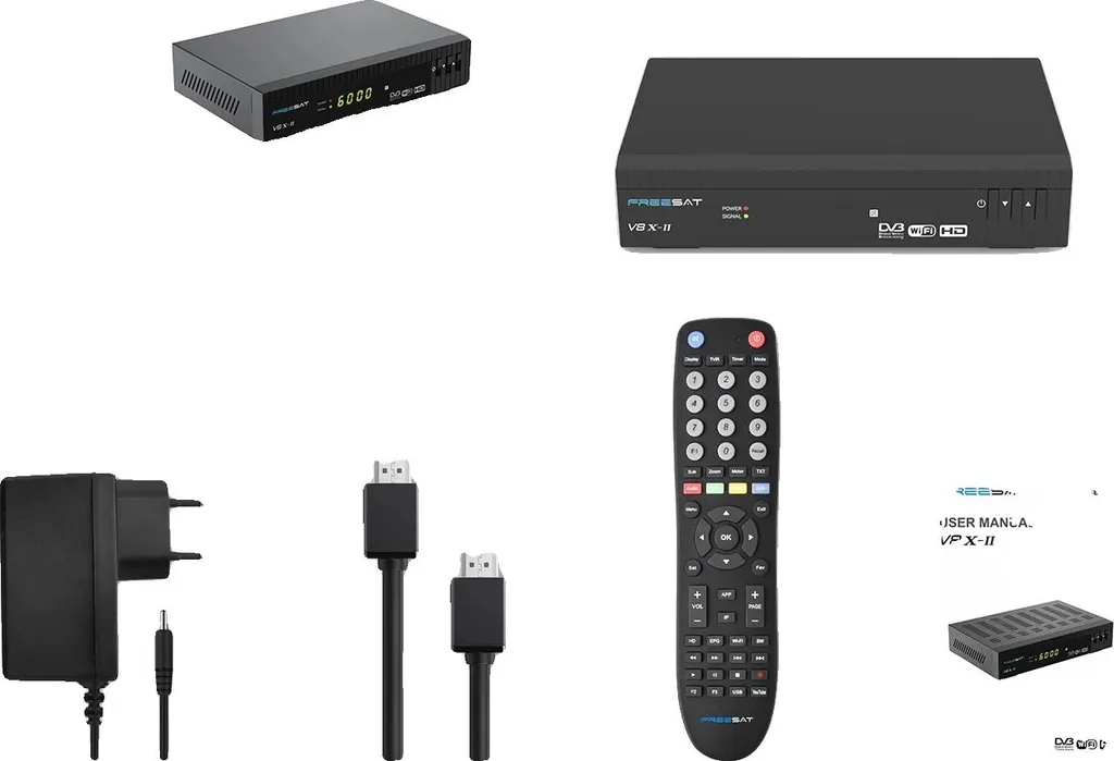 Ricevitore Satellitare HD 1080P WiFi V8X-2 - Eleganza e Potenza