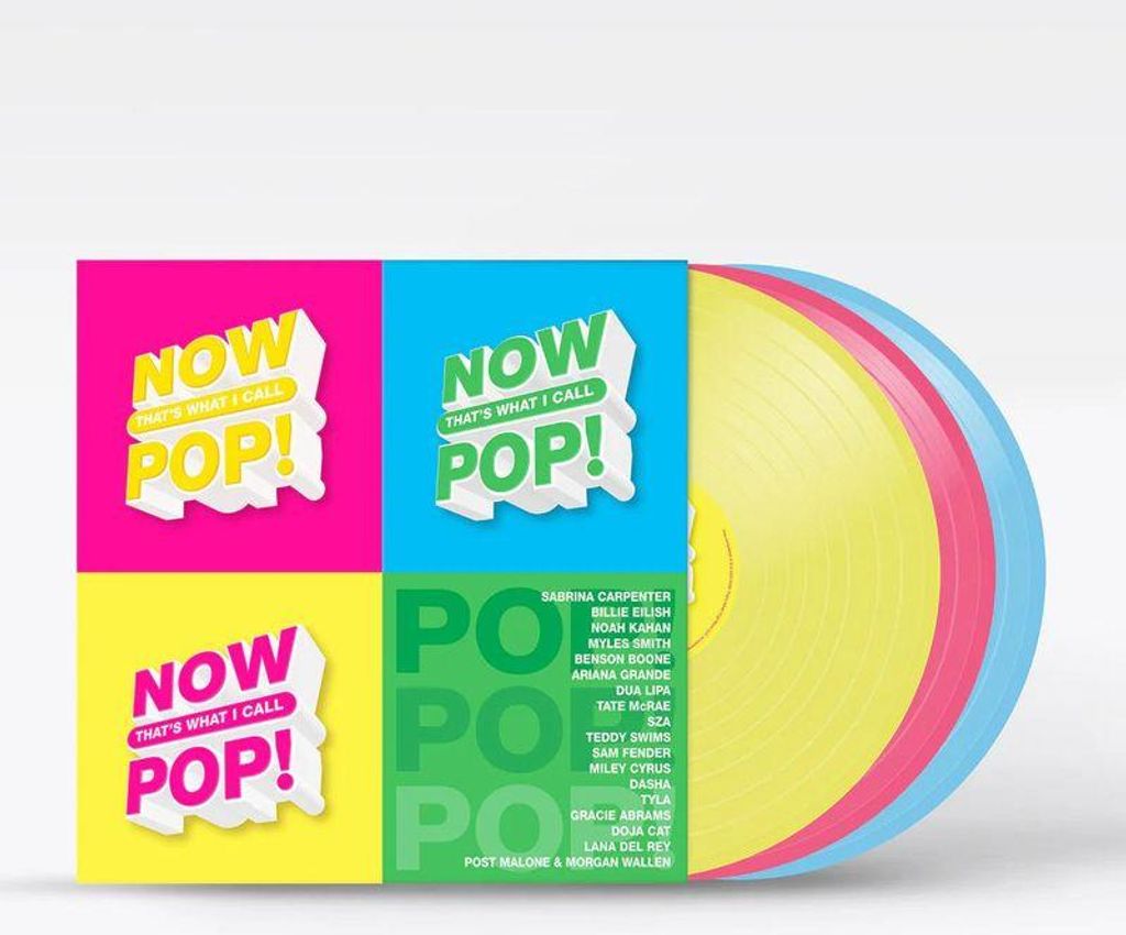 Various: Now Thats What I Call Pop (Bright Yellow, Hot Pink & Baby Blue Vinyl)