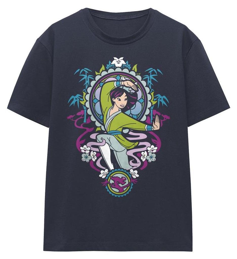Mulan - T-Shirt für Damen TV34647 (XXL) (Marineblau)