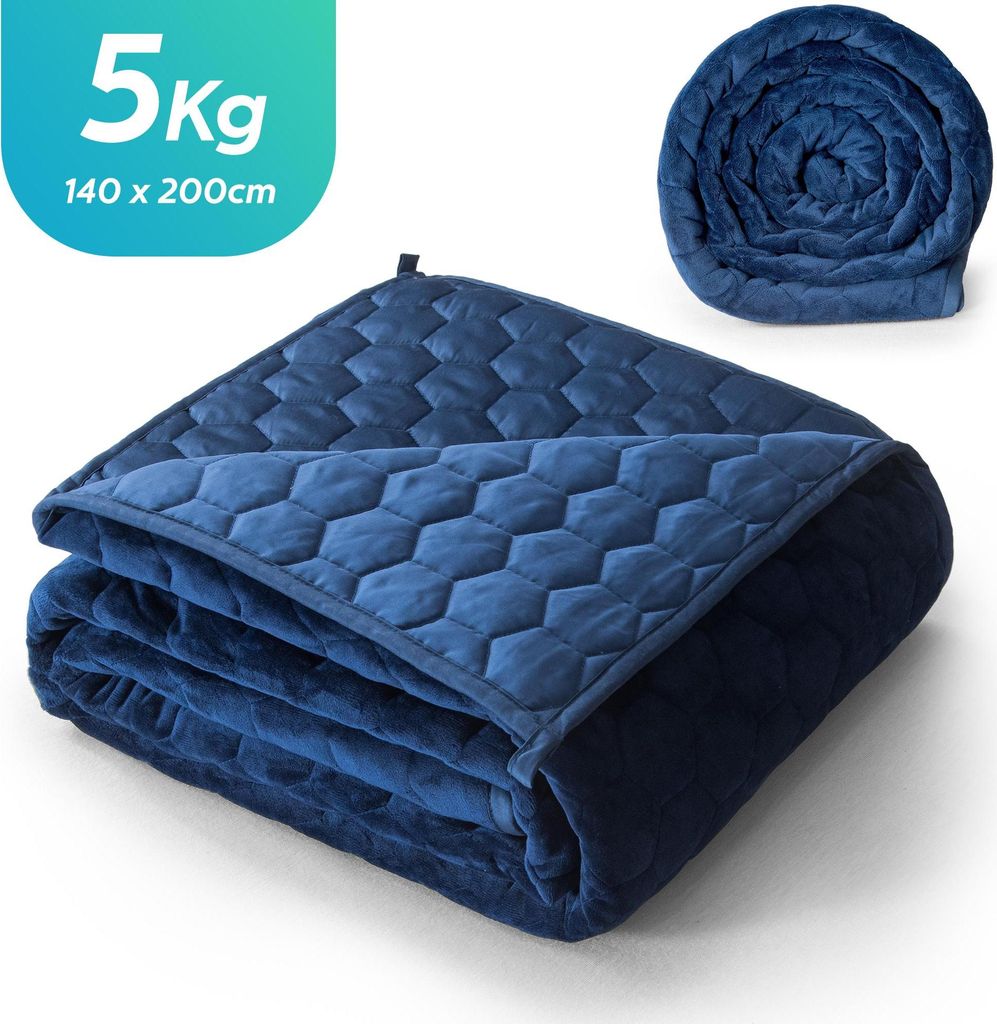 Coperta pesata 5 kg - Riduzione dello stress attraverso la Immagine del prodotto 