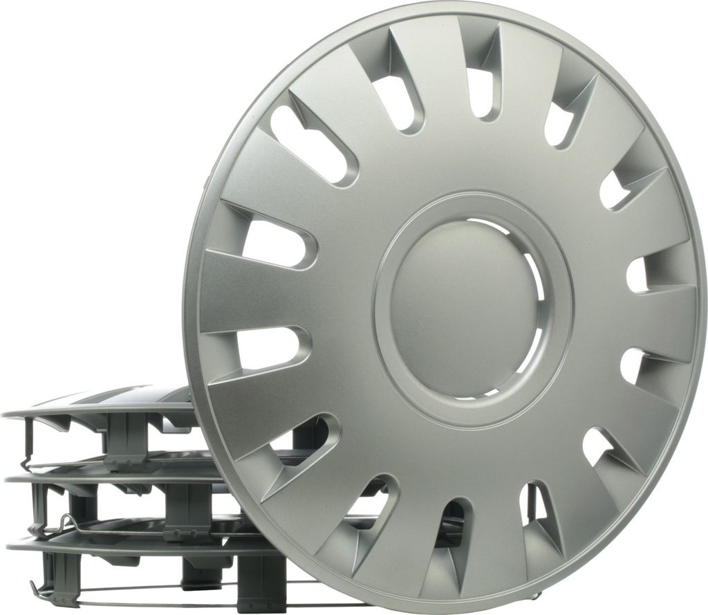 16" Zoll Radkappen Silber Radzierblenden Radblenden CAPRI 16 LEOPLAST