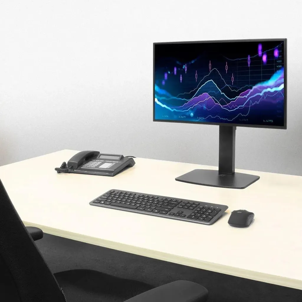 Support de table ACT AC8331 pour écran PC, idéal pour gagner de la place - 17