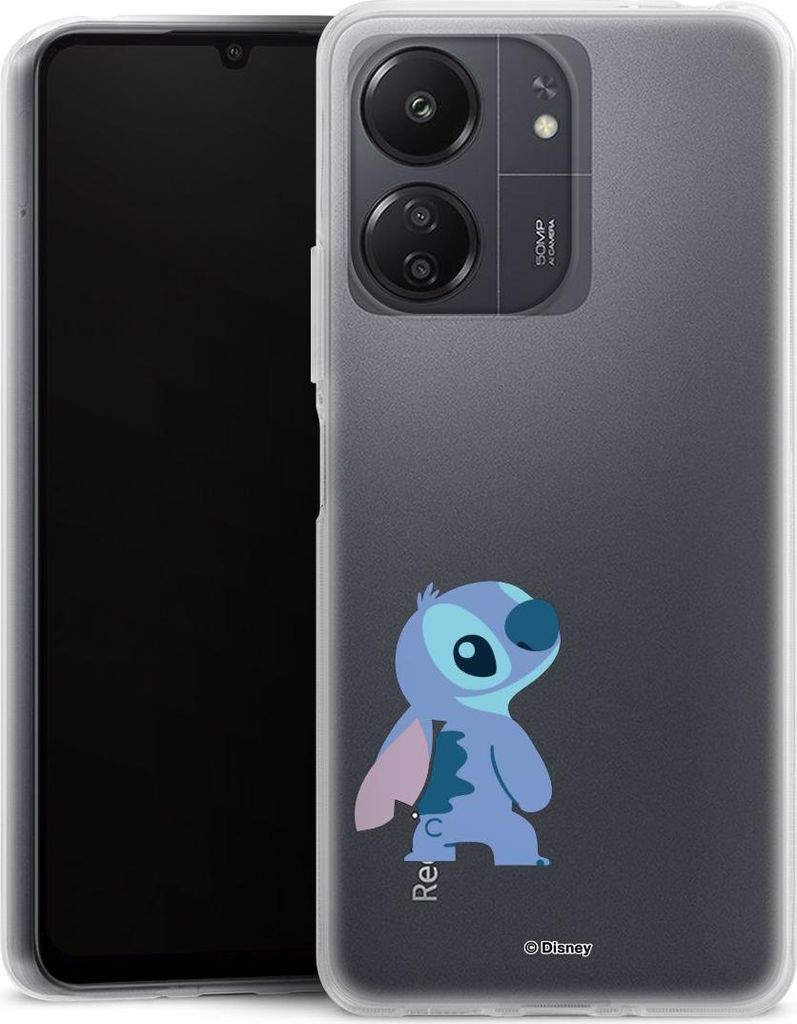 DeinDesign Handyhülle für Xiaomi POCO C65 Silikon Hülle Case Smartphone Schutzhülle Disney Fanartikel Lilo & Stitch