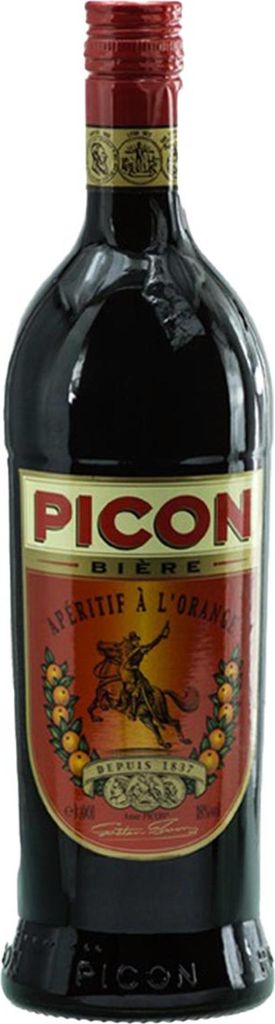 A bottle of Amer Picon aperitif.