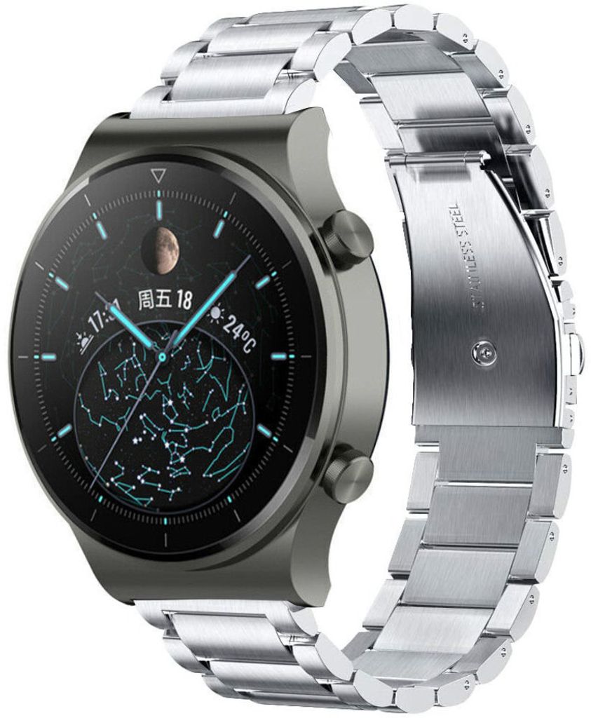 Strap-it Huawei Watch GT 2 Pro Titanarmband (Silber)