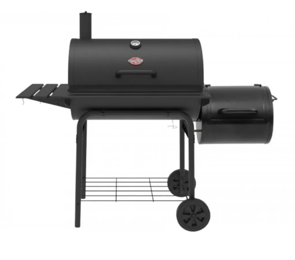 Char-Griller Smoking Champ barbecue-fumeur au charbon de bois noir