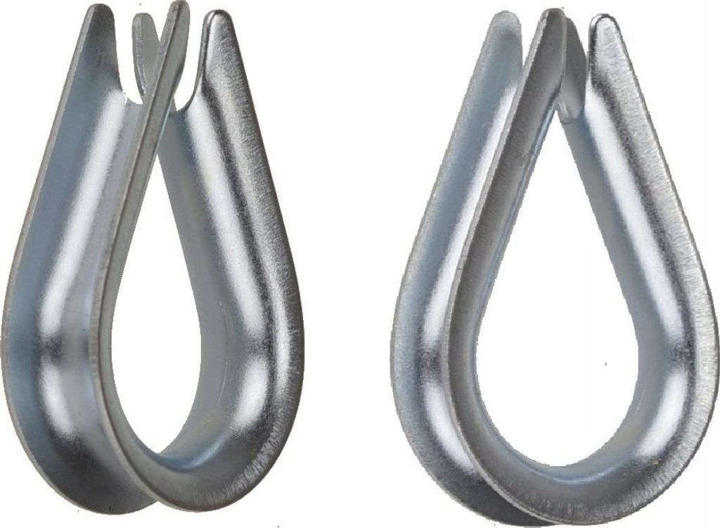 FEINZ | Kausza do Lin 3mm - 10 Stück - Verzinkt - Robuste Qualität - Ideal für den Außenbereich