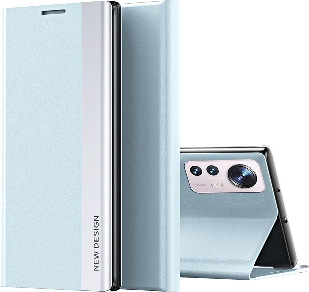 Cover Blu Xiaomi Mi 12X / Mi 12 | Protezione Libro Magnetica e Stand