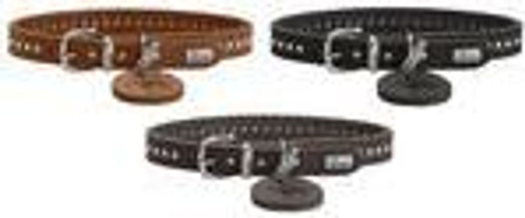 Hunter Halsband Aalborg Style 27/XXS-XS, Rindsleder dunkelbraun