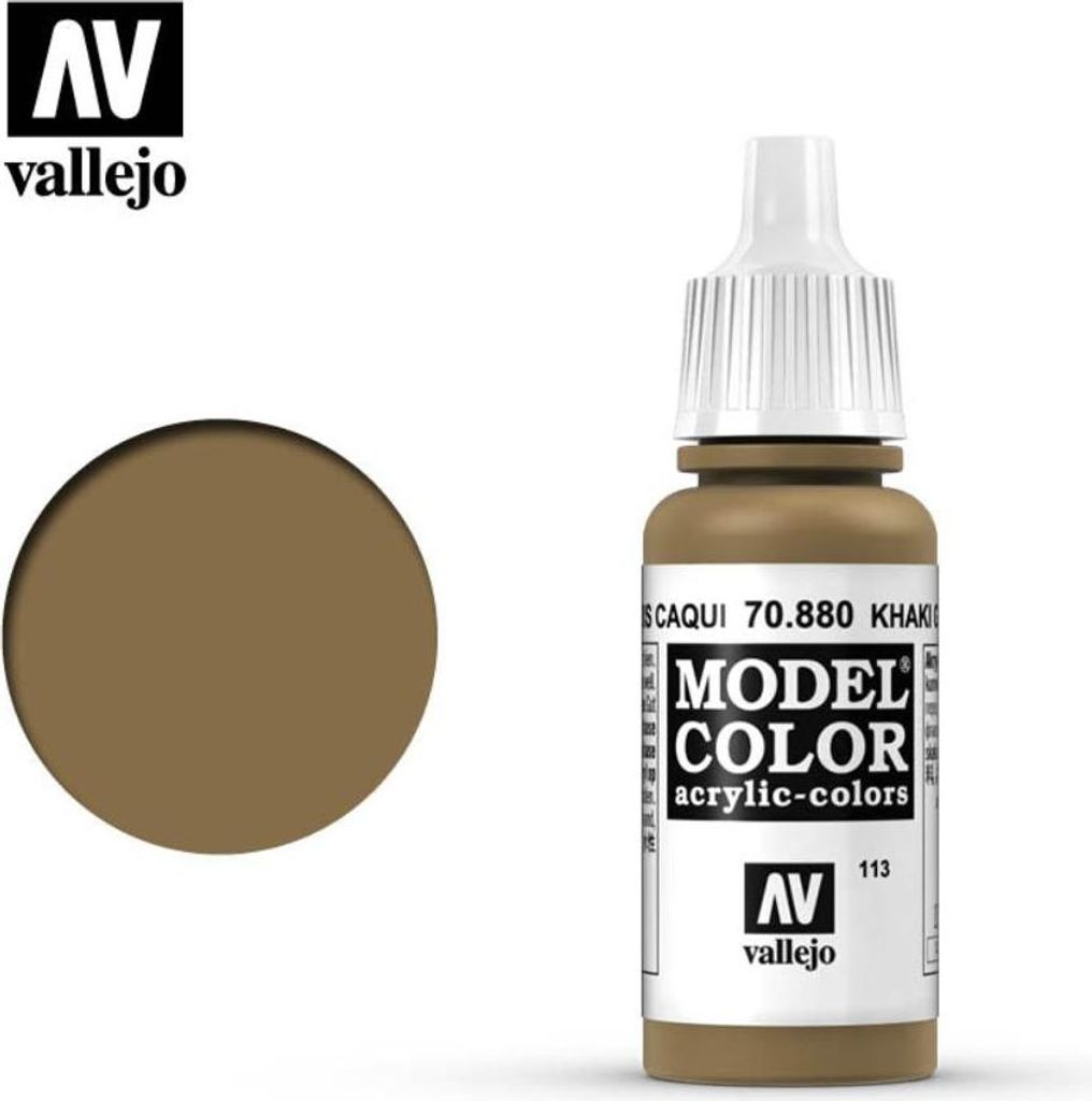 Vallejo 70.880, Grau, Khaki, Acrylfarbe, Flüssigkeit, 17 Produktbild 