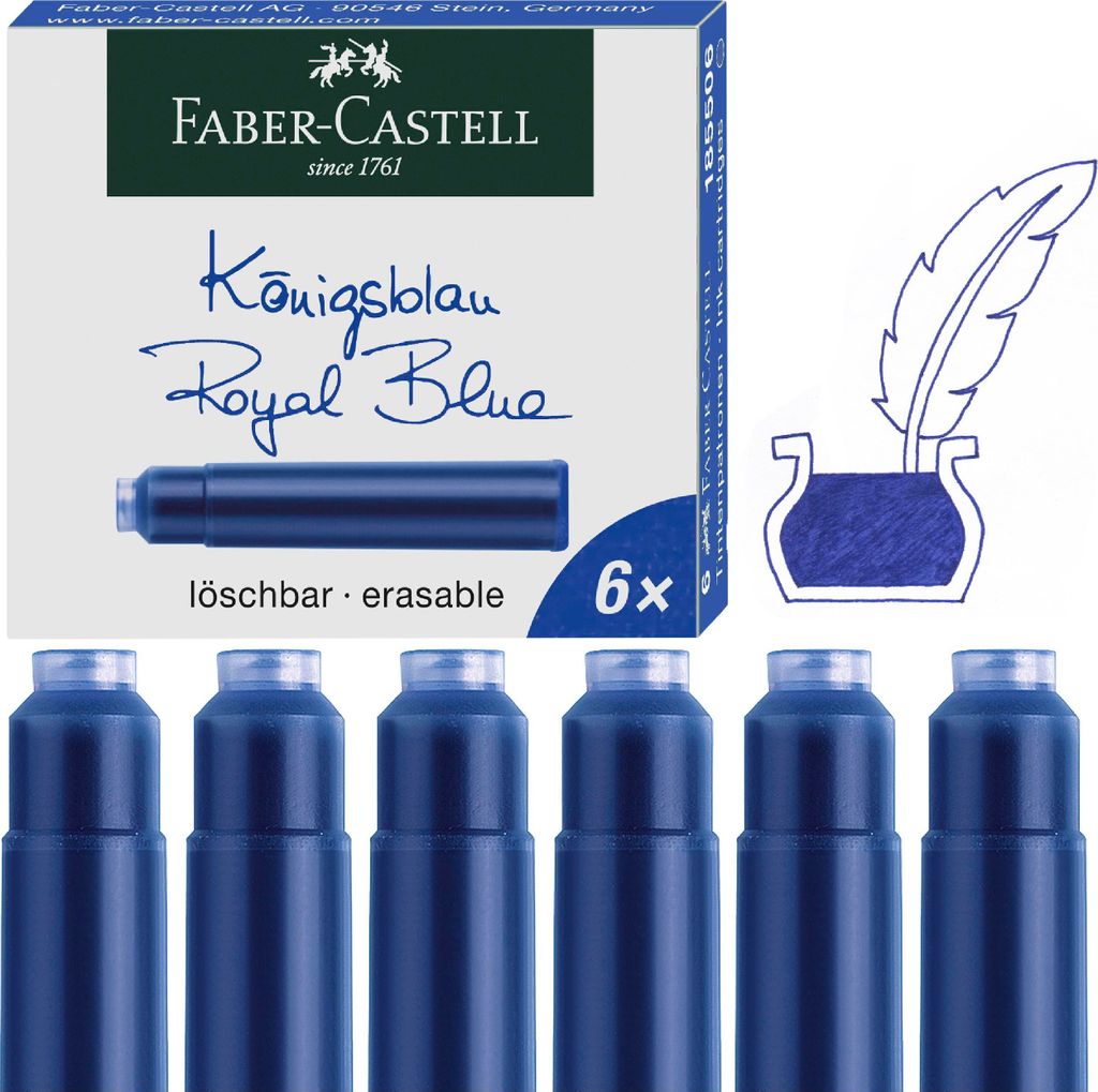 FABER-CASTELL 185506 Inkoustové náplně pro plnicí pero Obrázek produktu 
